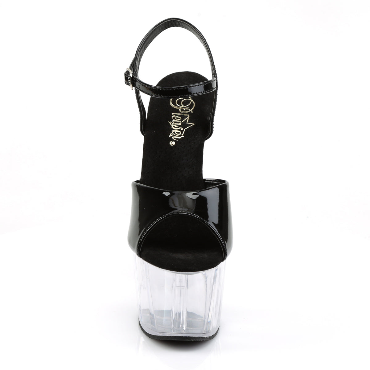 ADORE-709 7" Heel, 2 3/4" PF Ankle Strap Sandal