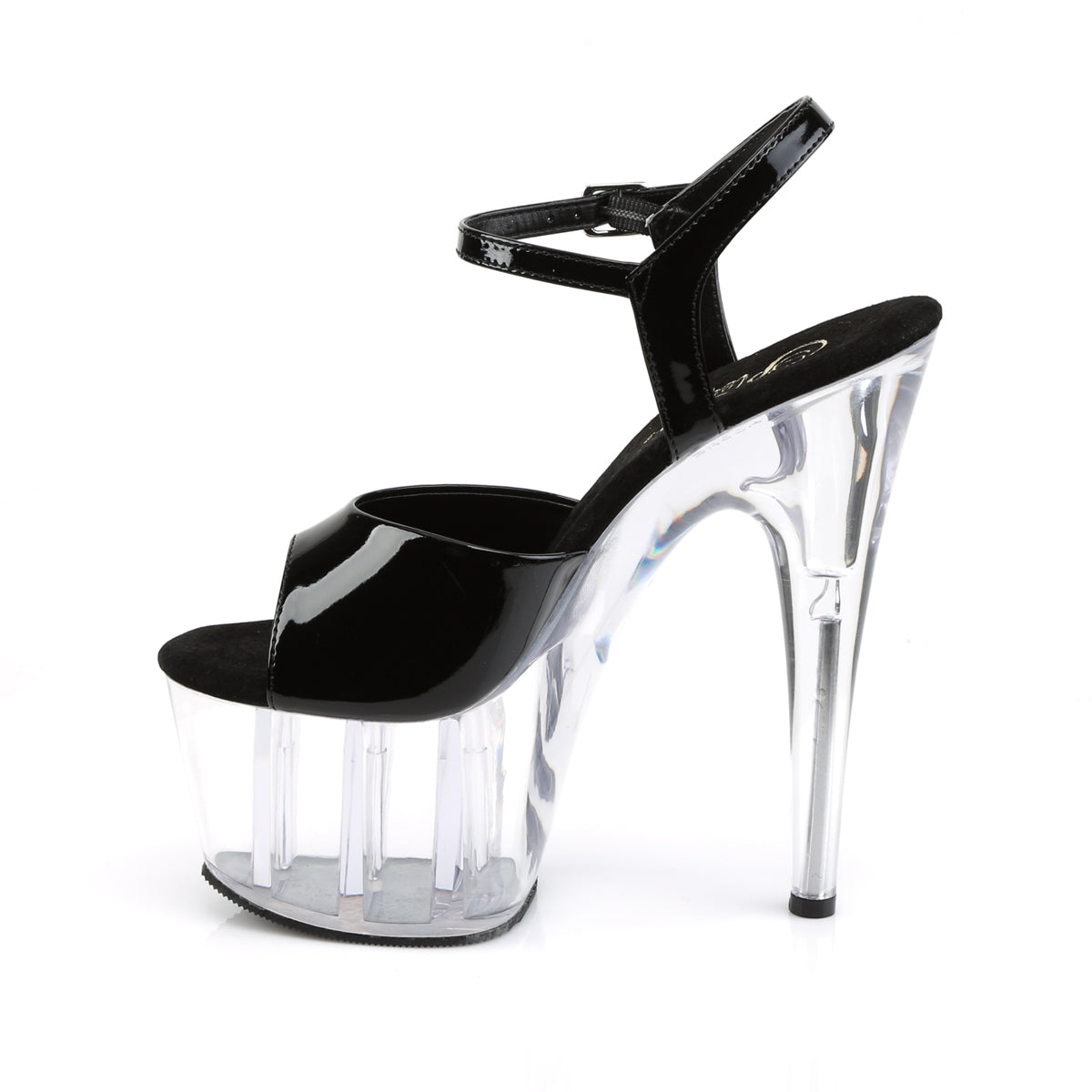 ADORE-709 7" Heel, 2 3/4" PF Ankle Strap Sandal