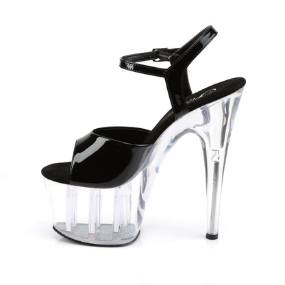 ADORE-709 7" Heel, 2 3/4" PF Ankle Strap Sandal