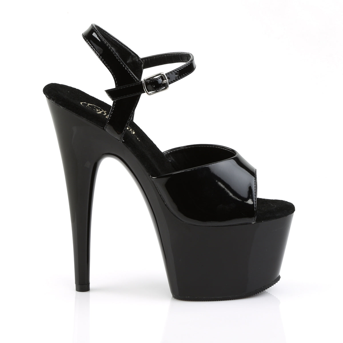 ADORE-709 7" Heel, 2 3/4" PF Ankle Strap Sandal