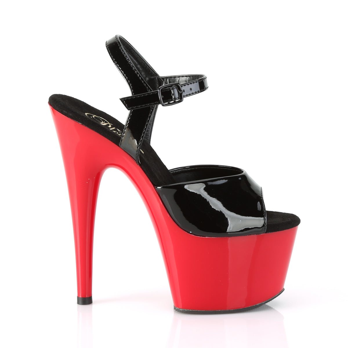 ADORE-709 7" Heel, 2 3/4" PF Ankle Strap Sandal