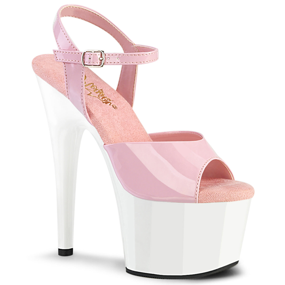 ADORE-709 7" Heel, 2 3/4" PF Ankle Strap Sandal