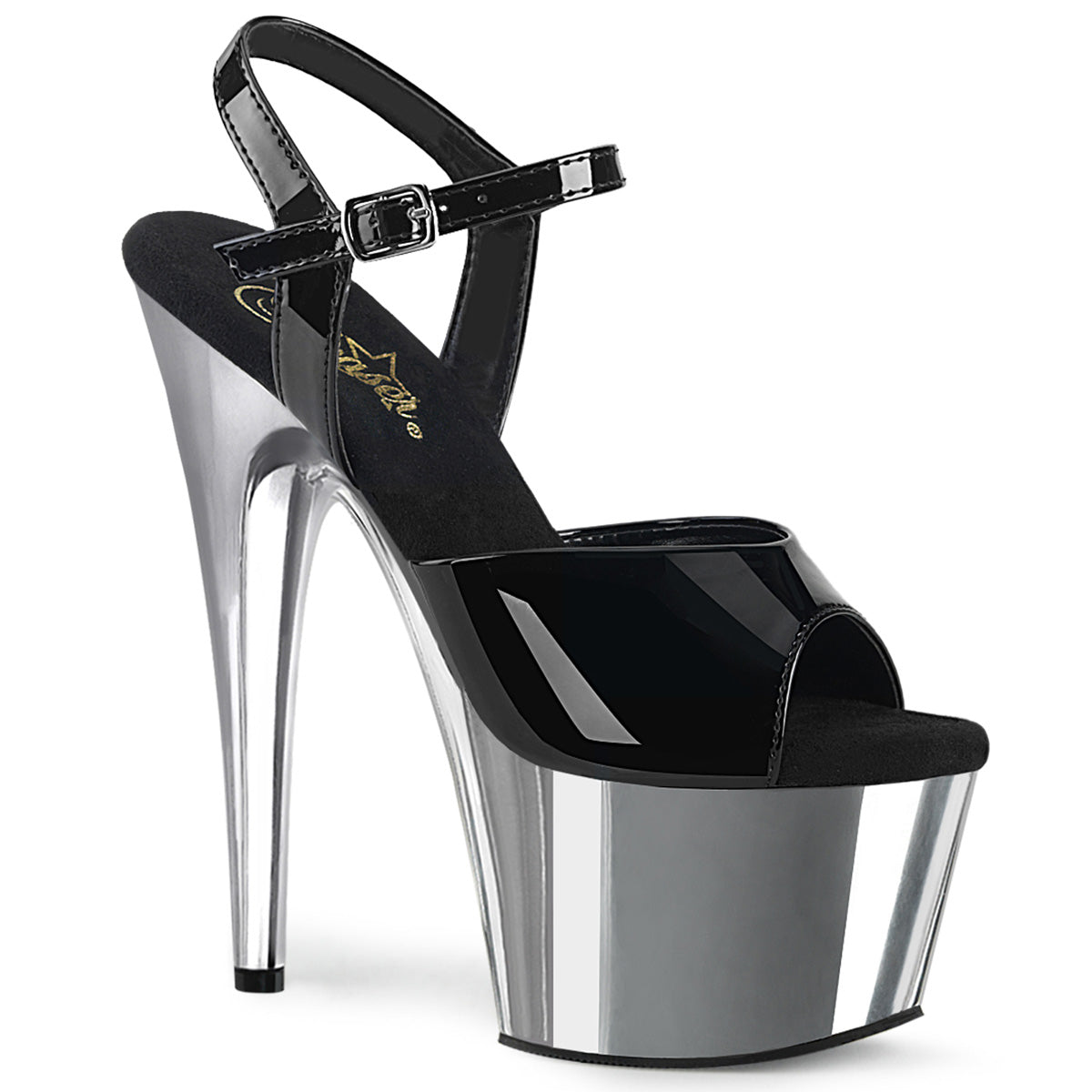 ADORE-709 7" Heel, 2 3/4" PF Ankle Strap PF Sandal
