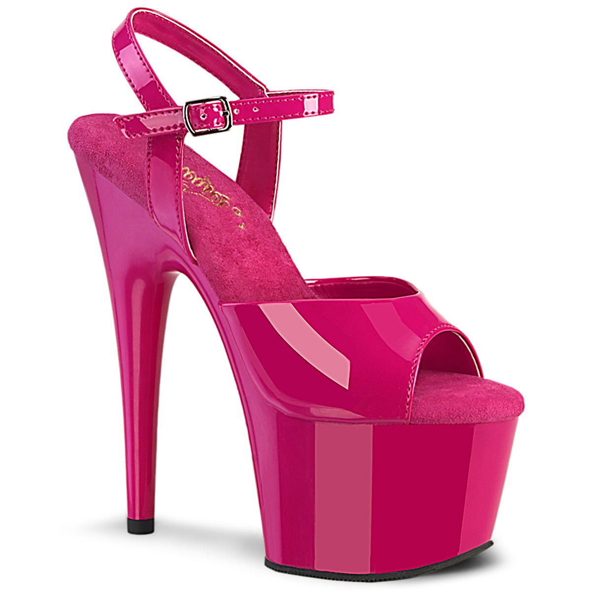 ADORE-709 7" Heel, 2 3/4" PF Ankle Strap Sandal