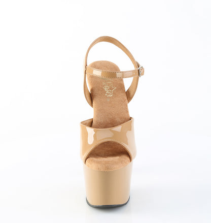 ADORE-709 7" Heel, 2 3/4" PF Ankle Strap Sandal