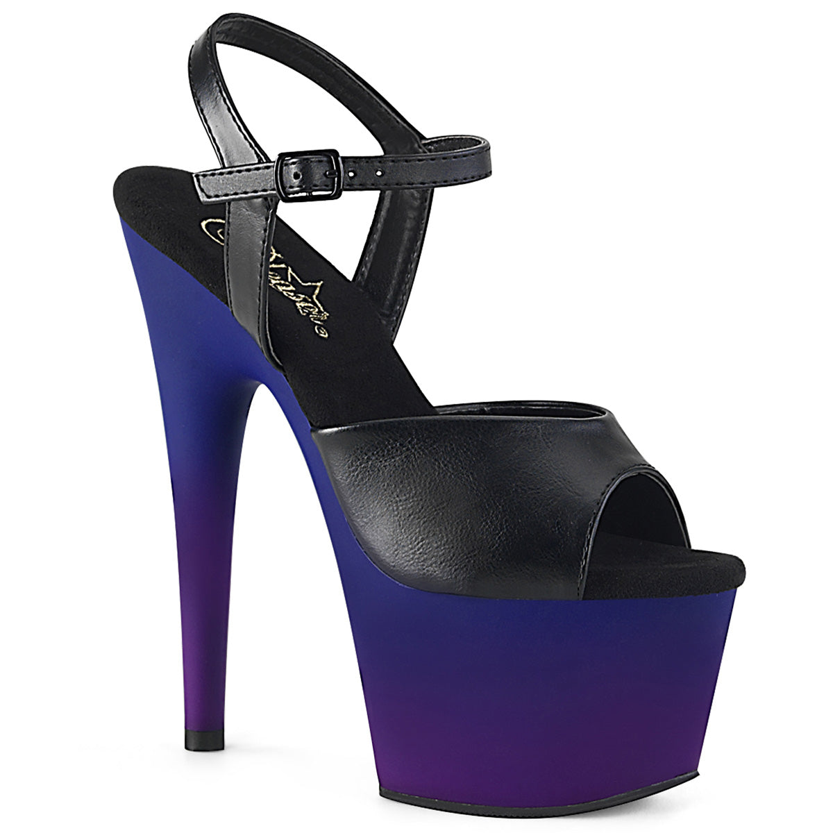 ADORE-709BP *7" Heel, 2 3/4" PF Ankle Strap Sandal