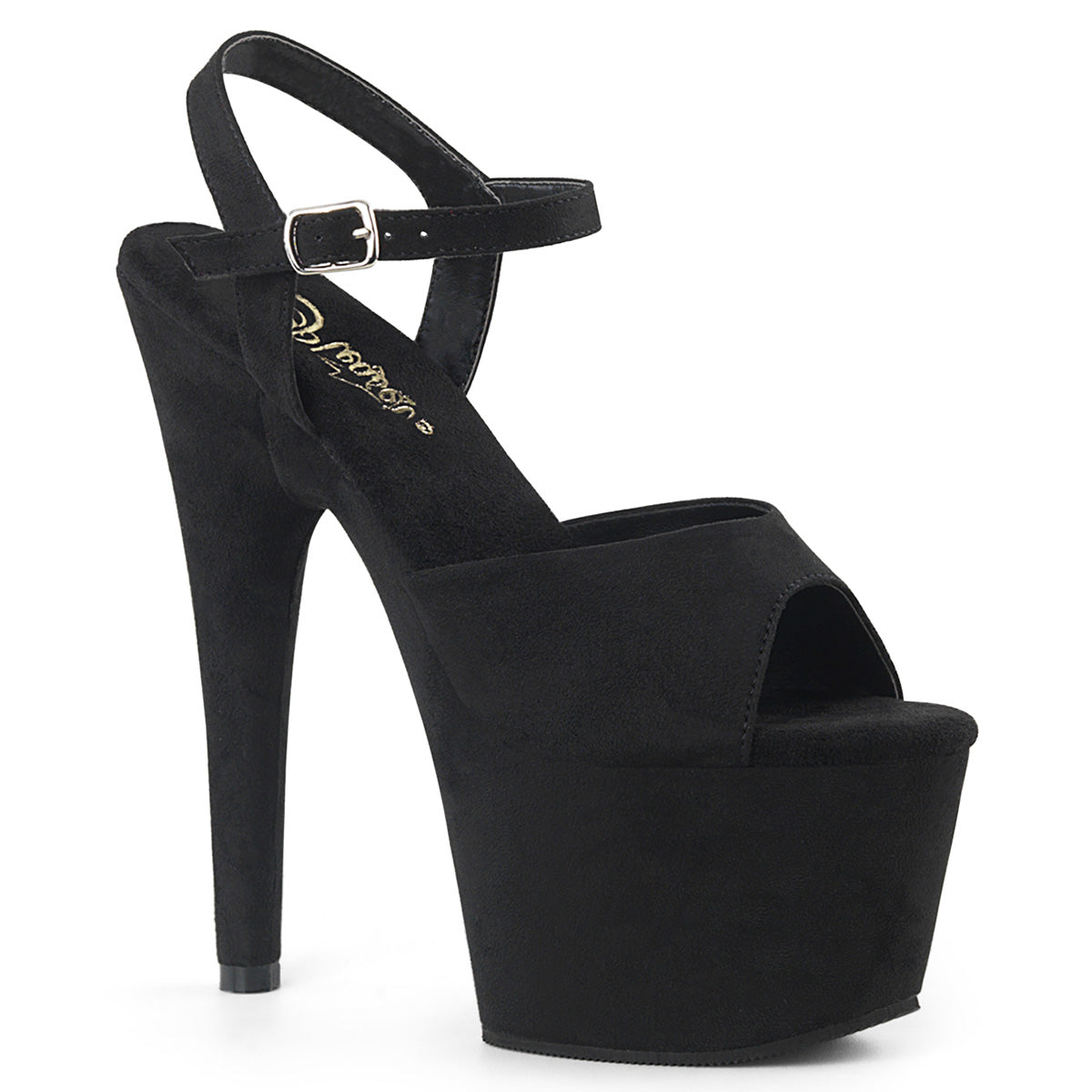 ADORE-709FS *7" Heel, 2 3/4" PF Ankle Strap Sandal w/ Wrapped PF Bottom