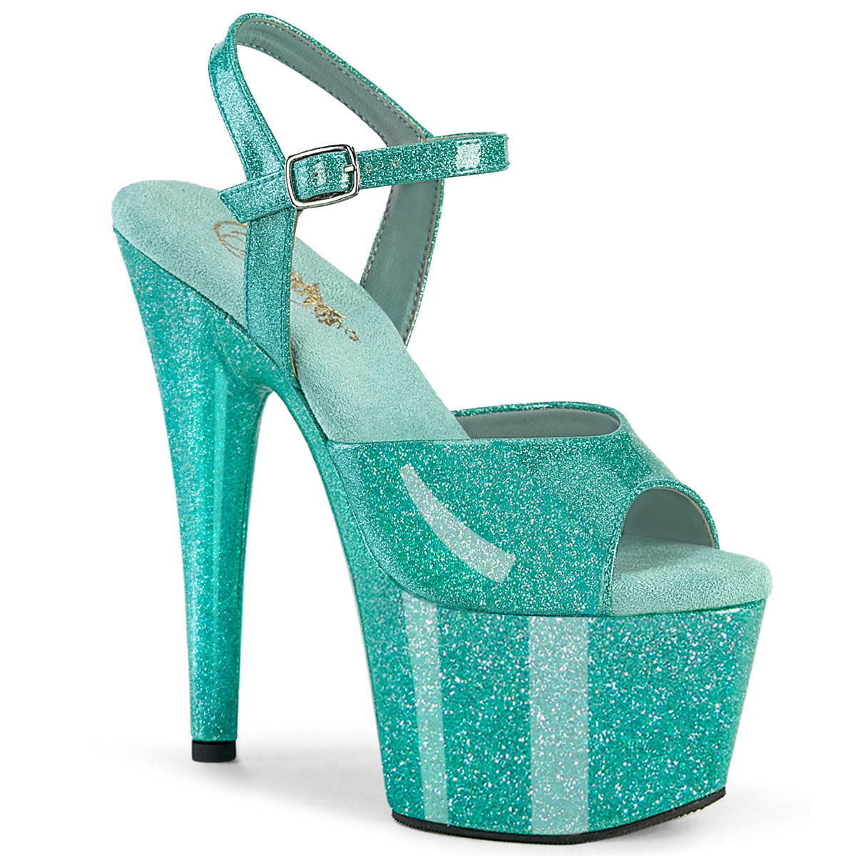 ADORE-709GP 7" Heel, 2 3/4" PF Ankle Strap Sandal