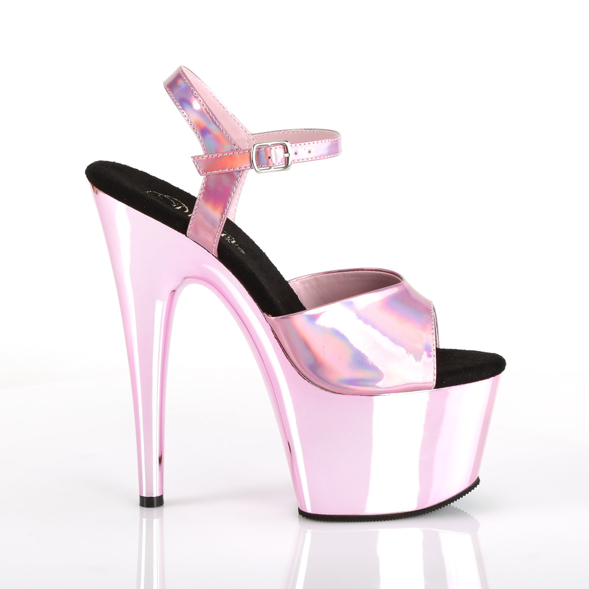 ADORE-709HGCH 7" Heel, 2 3/4" PF Ankle Strap Sandal