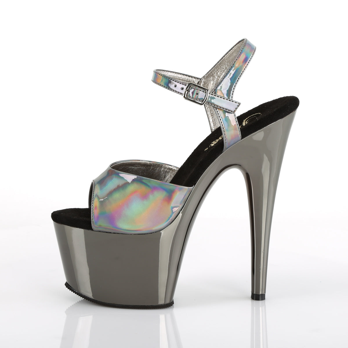 ADORE-709HGCH 7" Heel, 2 3/4" PF Ankle Strap Sandal