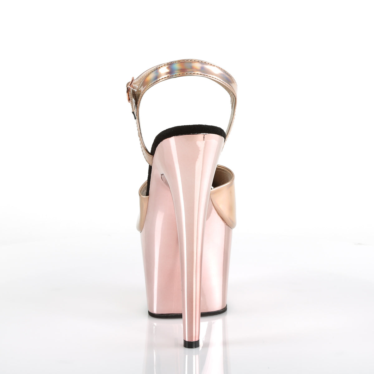 ADORE-709HGCH *7" Heel, 2 3/4" PF Ankle Strap Sandal