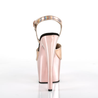 ADORE-709HGCH *7" Heel, 2 3/4" PF Ankle Strap Sandal