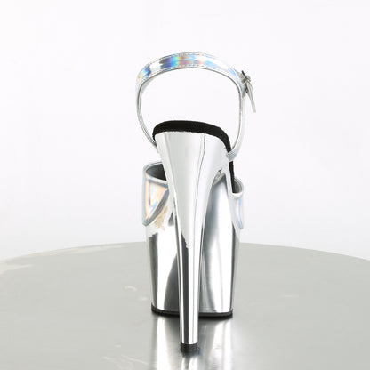 ADORE-709HGCH *7" Heel, 2 3/4" PF Ankle Strap Sandal