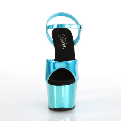 ADORE-709HGCH *7" Heel, 2 3/4" PF Ankle Strap Sandal