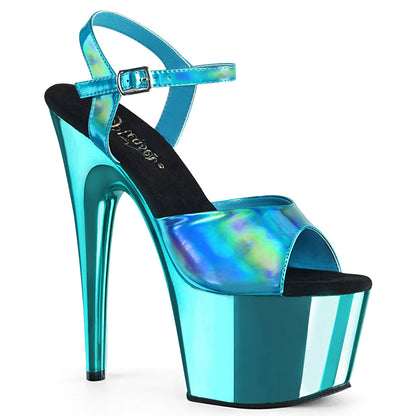 ADORE-709HGCH *7" Heel, 2 3/4" PF Ankle Strap Sandal