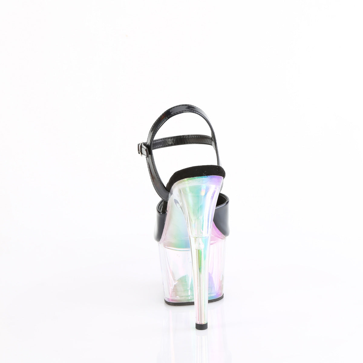 ADORE-709HT 7" Heel, 2 3/4" Tinted PF Ankle Strap Sandal
