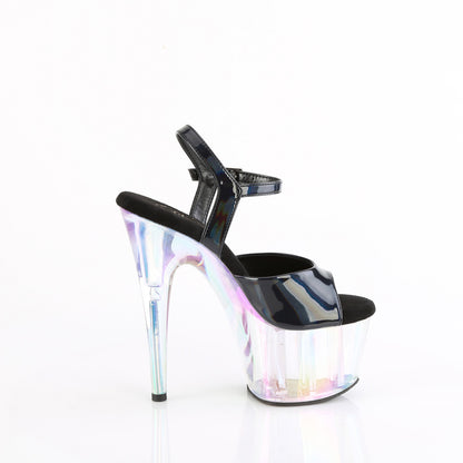 ADORE-709HT 7" Heel, 2 3/4" Tinted PF Ankle Strap Sandal