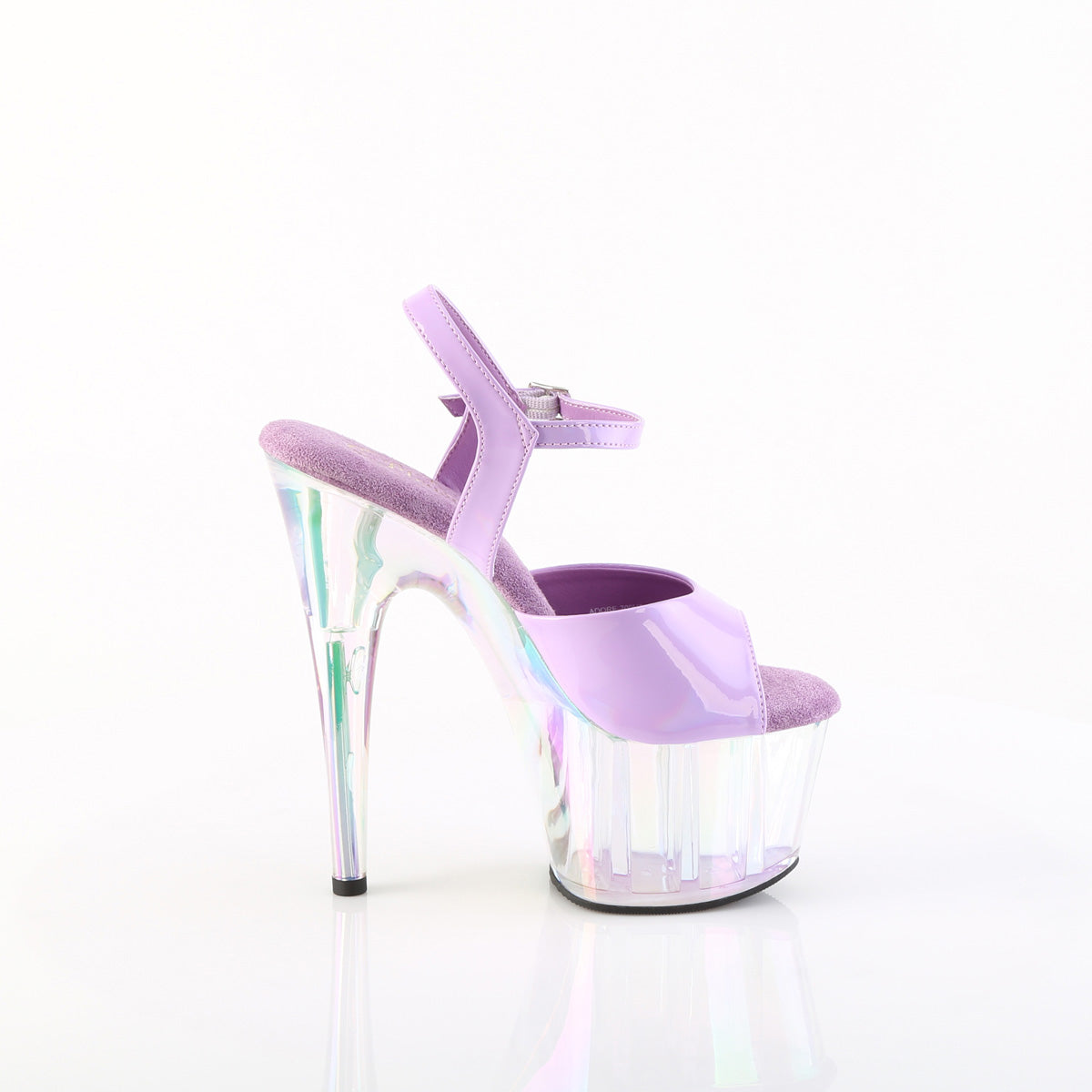 ADORE-709HT **7" Heel, 2 3/4" Tinted PF Ankle Strap Sandal