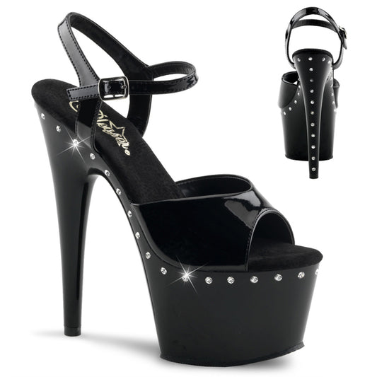 ADORE-709LS 7" Heel, 2 3/4" PF Ankle Strap RS Sandal