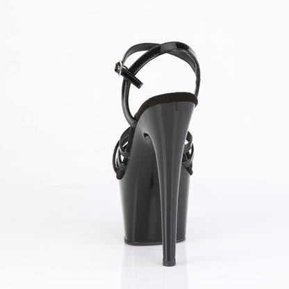ADORE-717 7" Heel, 2 3/4" PF Criss Cross Ankle Strap Sandal