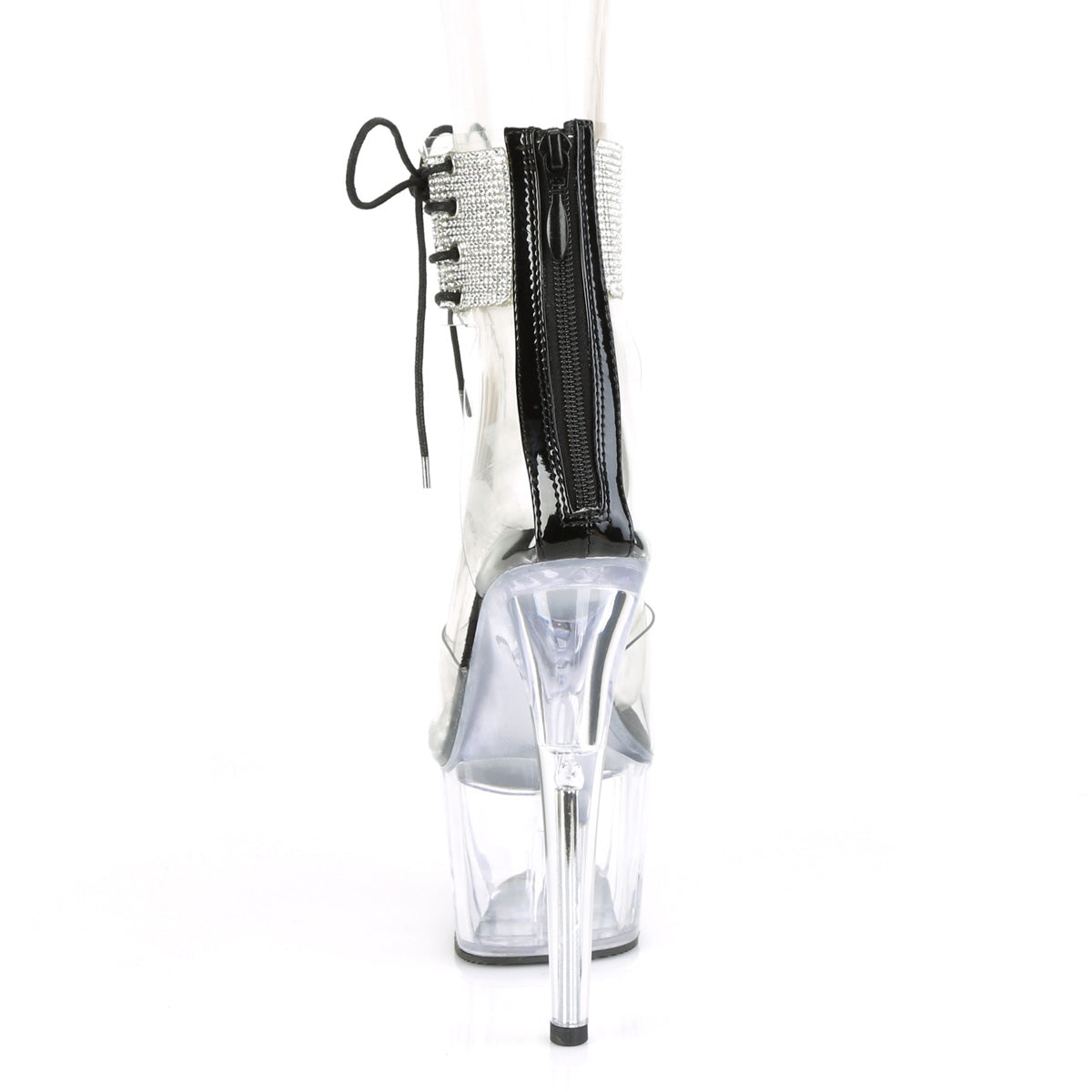 ADORE-724RS 7" Heel, 2 3/4" PF Ankle Cuff Sandal w/RS, Back Zip