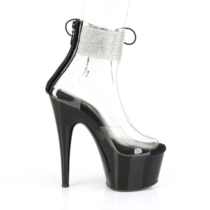 ADORE-724RS *7" Heel, 2 3/4" PF RS Ankle Cuff Sandal, Back Zip