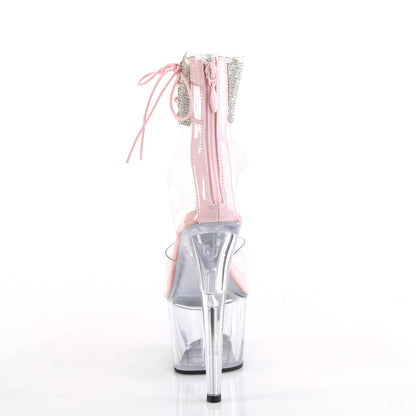 ADORE-724RS *7" Heel, 2 3/4" PF RS Ankle Cuff Sandal, Back Zip