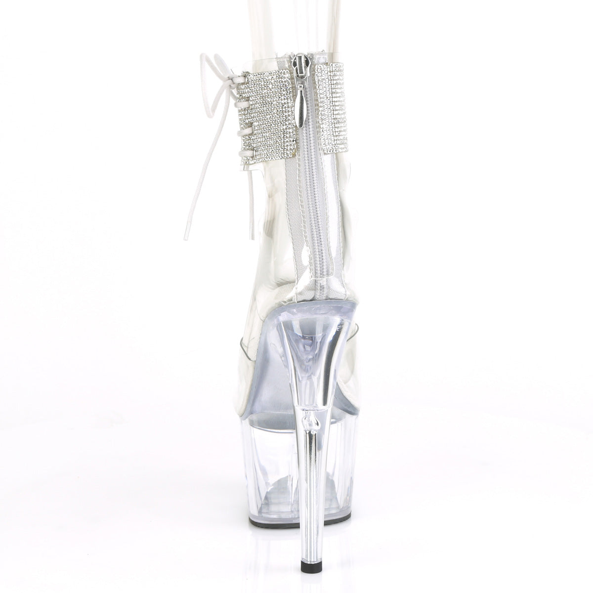 ADORE-724RS 7" Heel, 2 3/4" PF Ankle Cuff Sandal w/RS, Back Zip