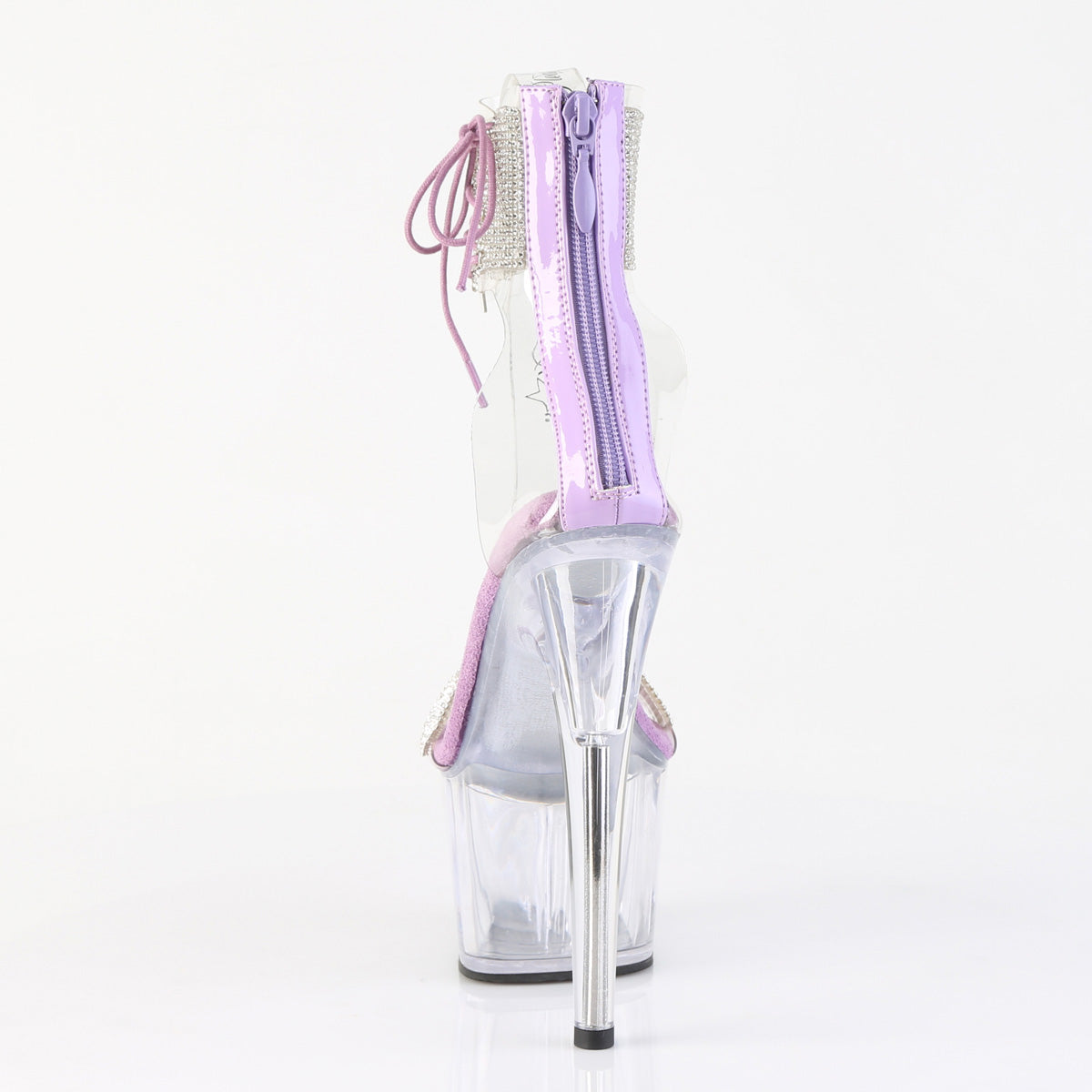 ADORE-727RS 7" Heel, 2 3/4" PF Ankle Cuff Sandal w/RS, Back Zip