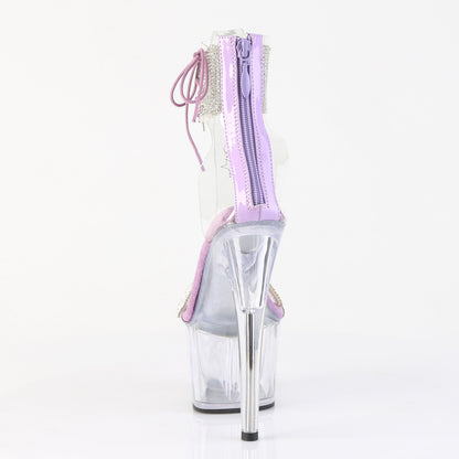 ADORE-727RS 7" Heel, 2 3/4" PF Ankle Cuff Sandal w/RS, Back Zip
