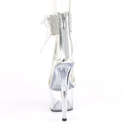 ADORE-727RS 7" Heel, 2 3/4" PF Ankle Cuff Sandal w/RS, Back Zip