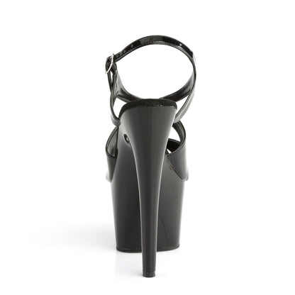 ADORE-730 7" Heel, 2 3/4" PF Criss Cross Slingback Sandal
