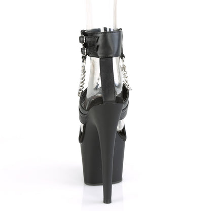 ADORE-761 7" Heel, 2 3/4" PF Strappy T-Strap Sandal