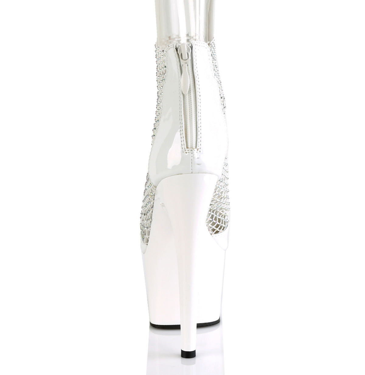 ADORE-765RM *7" Heel, 2 3/4" PF Close Back Shootie Sandal, Back Zip
