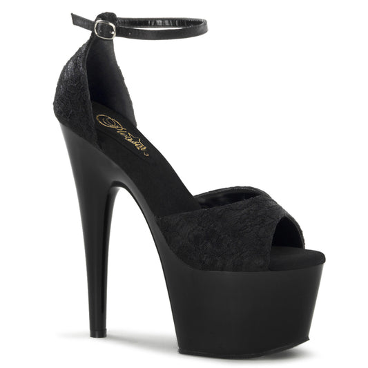 ADORE-768 *7" Heel, 2 3/4" PF Open Toe Ankle Strap D'Orsay Sandal