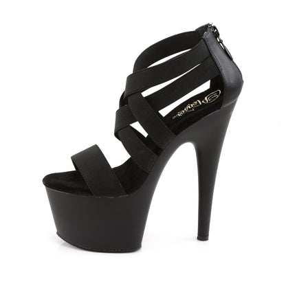 ADORE-769 7" Heel, 2 3/4" PF Criss Cross Sandal