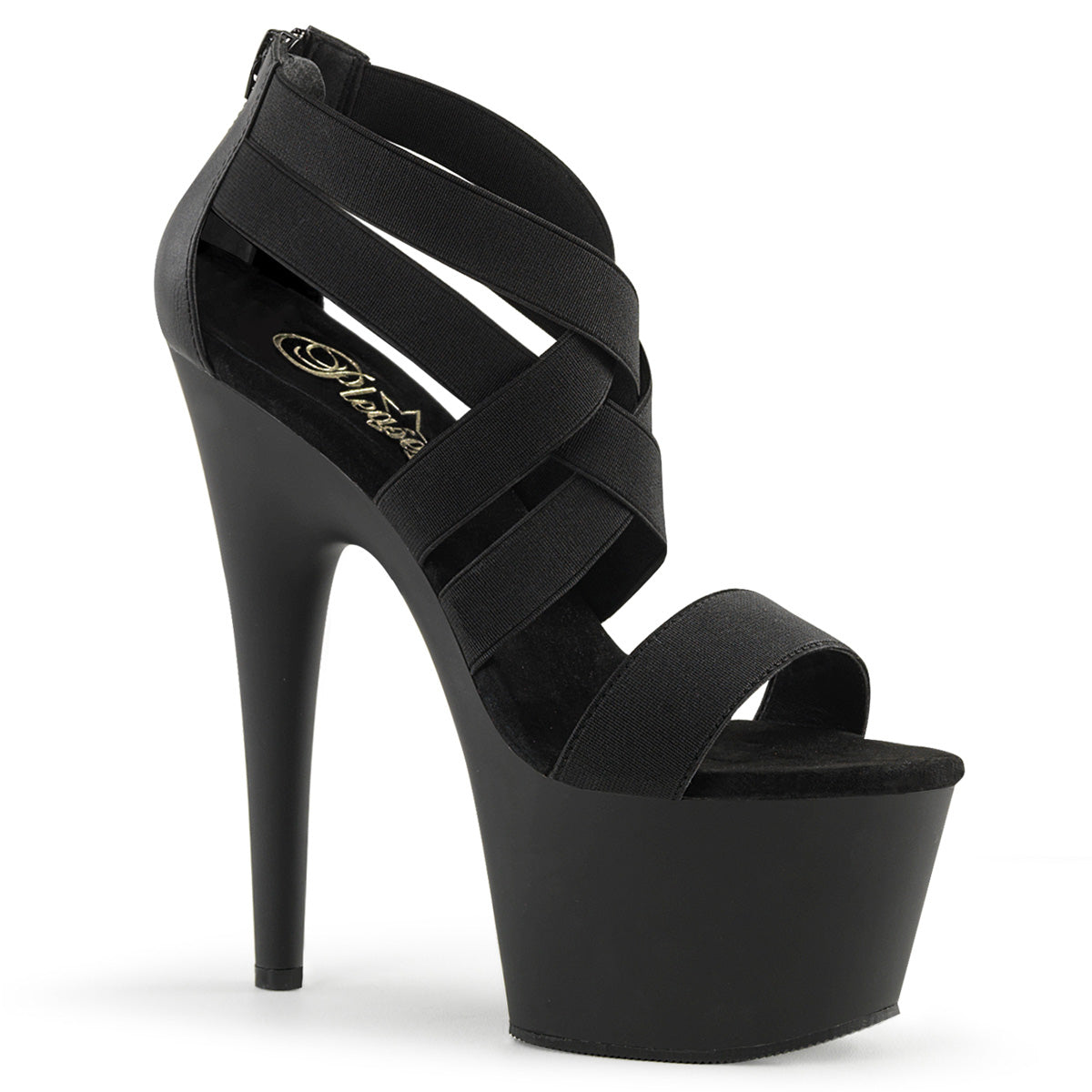 ADORE-769 7" Heel, 2 3/4" PF Criss Cross Sandal