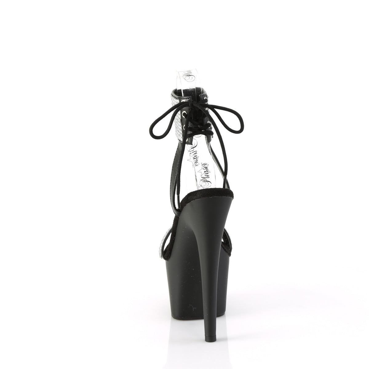 ADORE-770 *7" Heel, 2 3/4" PF Lace-Up Back Ankle Cuff Sandal w/RS