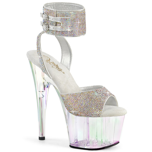 ADORE-791HTRS 7" Heel, 2 3/4" PF Ankle Cuff Sandal w/RS