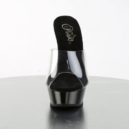 ALLURE-601 5 1/2" Heel 1 1/2" PF Chrome Heel Sandal
