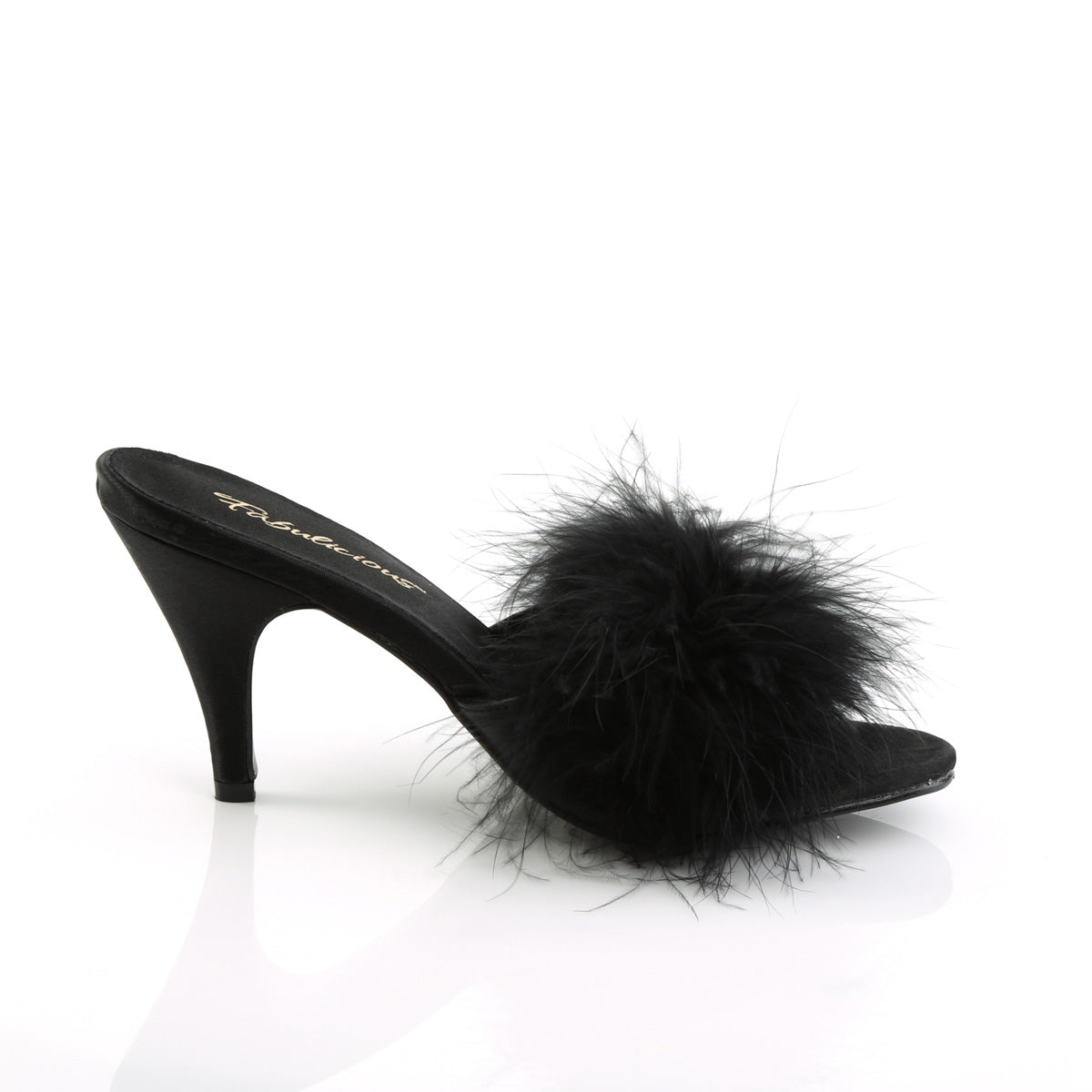 AMOUR-03 3" Classic Marabou Slipper
