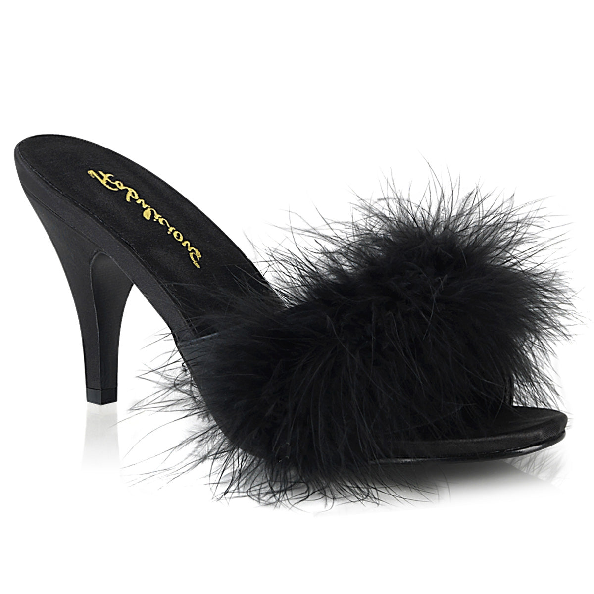 AMOUR-03 3" Classic Marabou Slipper
