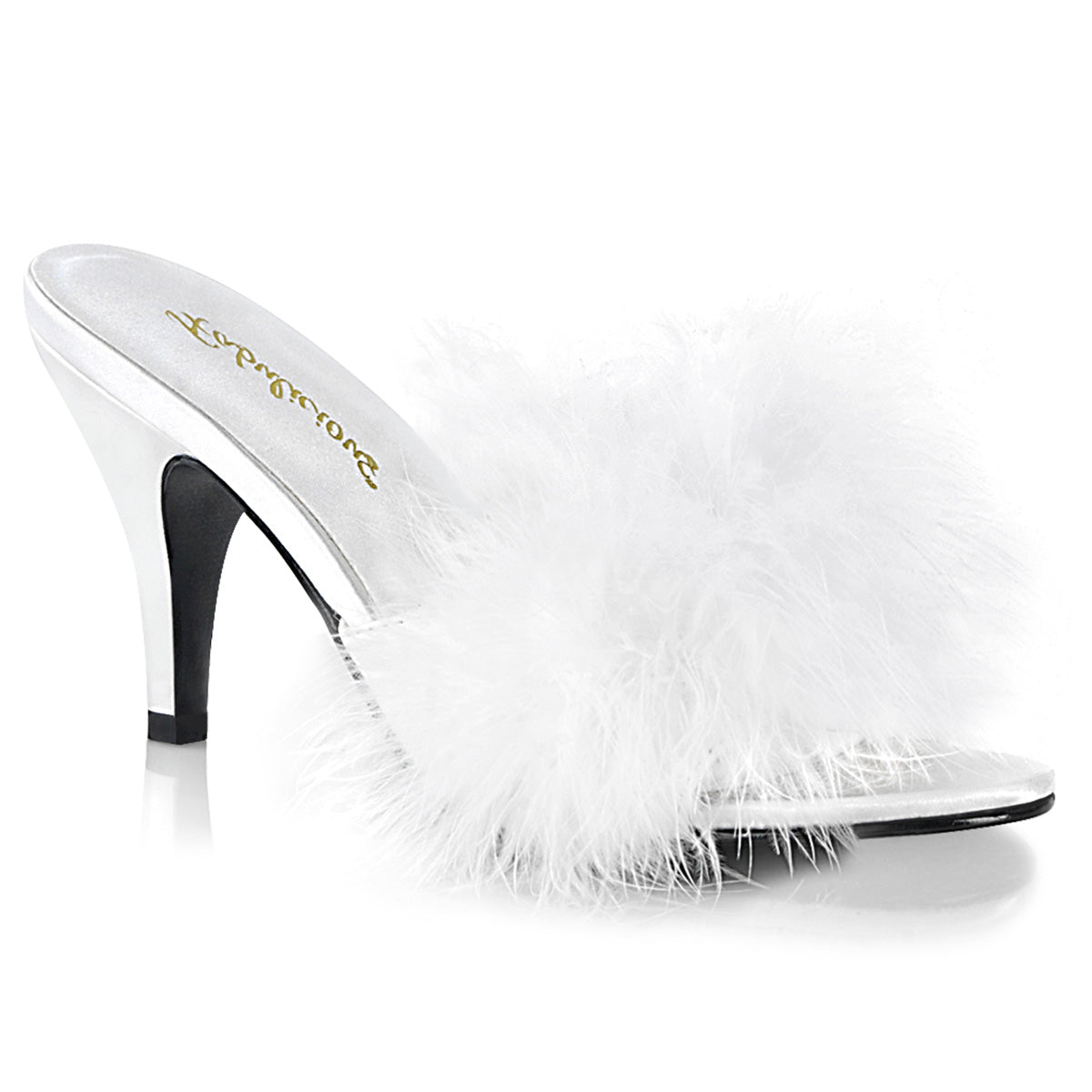 AMOUR-03 3" Classic Marabou Slipper