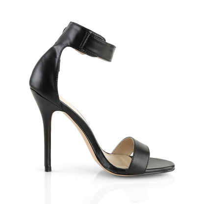 AMUSE-10 5" Heel, Closed Back Sandal W/ Buckled Ankle Strap