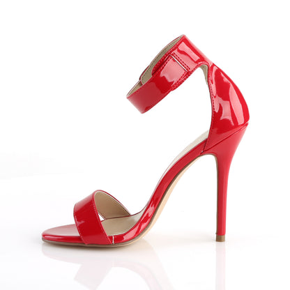 AMUSE-10 5" Heel, Closed Back Sandal w/ Buckled Ankle Strap