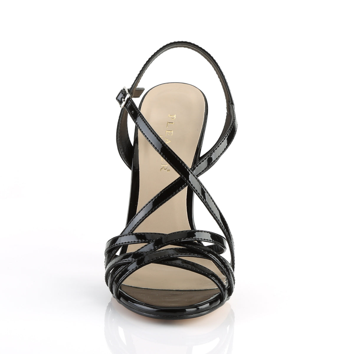 AMUSE-13 5" Heel Criss-Cross Strap Sandal