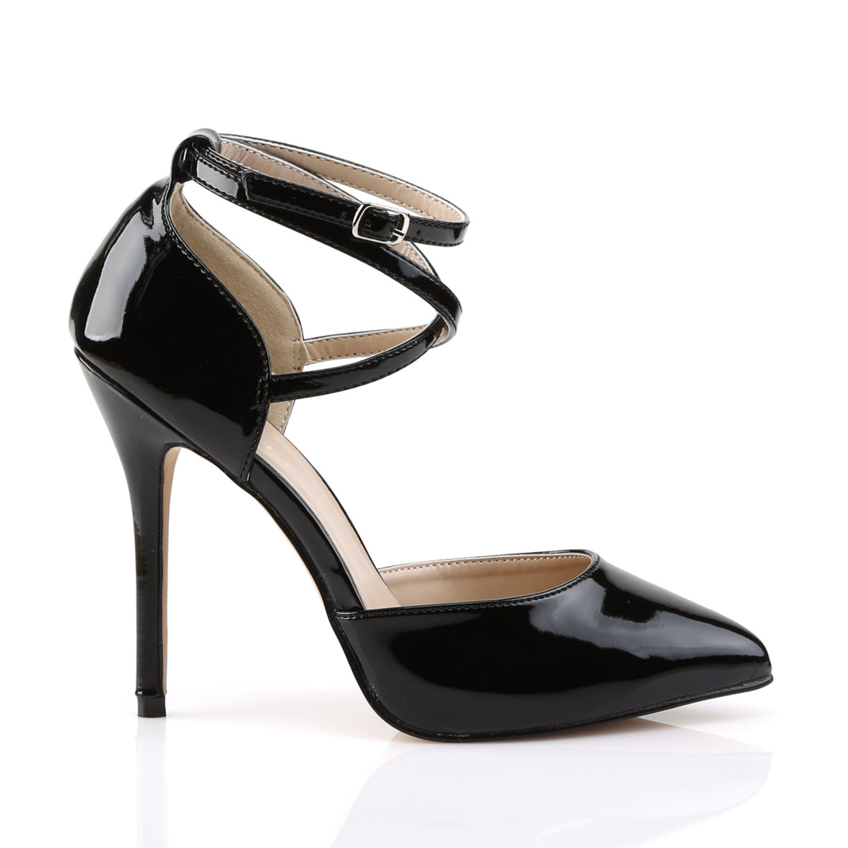 AMUSE-25 5" Heel, 3/8" Hidden Platform D'Orsay Pump