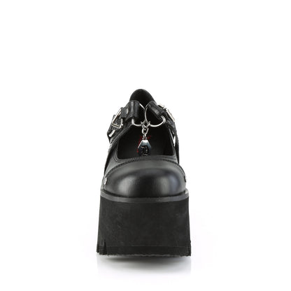 ASHES-33 3 1/2"Chunky Heel, 2 1/4"Cut Out PF Maryjane