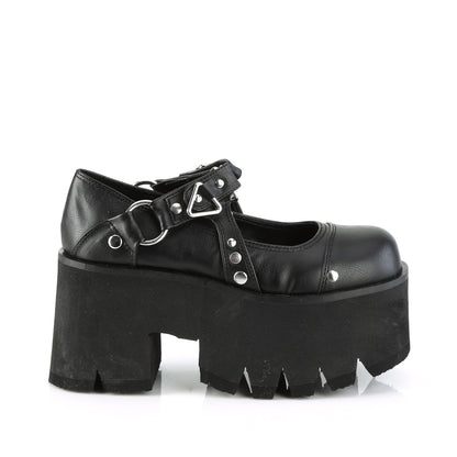 ASHES-33 3 1/2"Chunky Heel, 2 1/4"Cut Out PF Maryjane