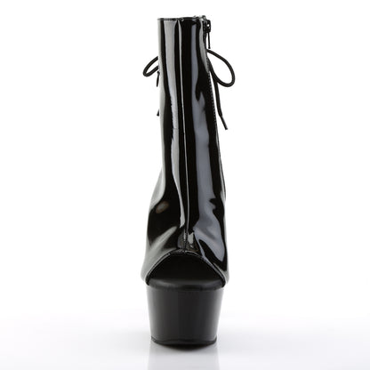 ASPIRE-1018 6" Heel, 2 1/4" PF Open Toe/Heel Ankle Boot, Side Zip